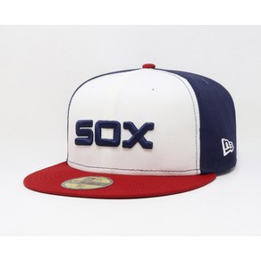 뉴에라 [슈즈네][정품] MLB 어센틱 시카고 화이트삭스 얼트 야구모자 사이즈캡 59FIFTY 메이저리그 선수모자