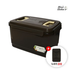 [미라네주방] 밀폐용기 김장 장아찌 깍두기 김치통 미라클통 울트라 12L + 누르미 증정, 1개