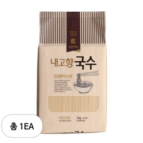 곰표 내고향국수 진공 소면, 3kg, 1개
