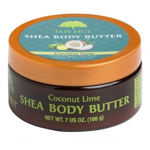 Tee Hut Shea Body Butte Coconut Lime 트리헛 시어 바디버터 코코넛 라임 7oz(198g), 198g, 1개