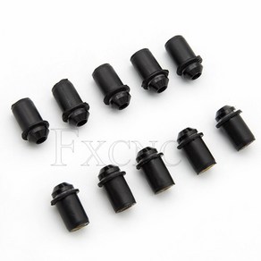 10pcs Universal M5x16mm 오토바이 윈드 스크린 볼트 CBR600 용 앞 유리 나사