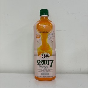 참존 오렌지 원액 음료베이스 PET 835ml 오렌지7, 11개