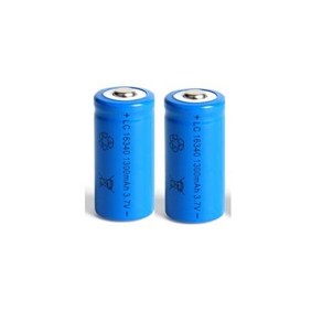 16340 1300mAh 37V 리튬 이온 충전식 배터리 CR123A 배터리 LED 손전등 여행용 벽 충전기 16340 CR123A 배터리