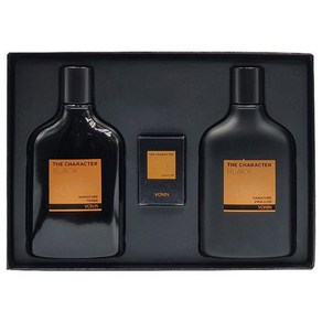 보닌 더 캐릭터 블랙 시그니처 2종 토너140ml+에멀전140ml 기획세트, 1개