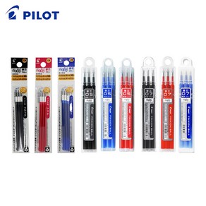 PILOT 파이롯트 프릭션 지워지는 볼펜 리필심 볼팬 파이로트 단색 리필 리필심 리필, 블루3개입(3L), 파이롯트 프릭션 단색볼펜 *리필심*, 0.5mm_LFBK-RF30EF