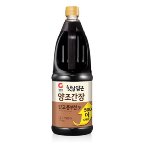 백앤 청정원 양조간장 깊고 풍부한 맛