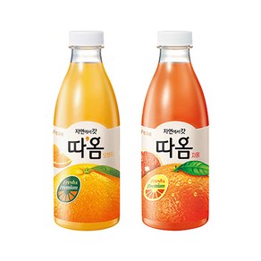 따옴주스730ml 오렌지3+자몽3 냉장무료배송