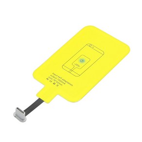 Coms USB C타입 스마트폰 무선충전 수신패드 IE158, 1개