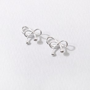 비즈아이 [8-545-08]순은펜던트 언발리본 14x12mm 실버925 1개