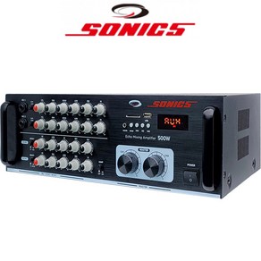 업소용 노래방앰프 국산 소닉스 SMP시리즈 (2체널500w/4체널1000w) 블루투스/USB/MP3 SM, SMP-4050BS 4체널