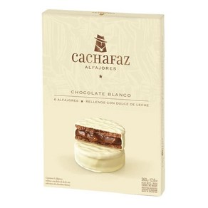 Cachafaz - Alfajo Blanco x 6 카차파즈 - 알파호르 블랑코 x 6, 1개, 453.59g