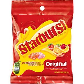 Starburst Original Fruit Chews Candy 7.2 ounce (12 Bags) Starburst 오리지널 과일 츄스 캔디 7.2온스(12봉지)