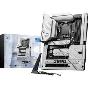 MSI Z790 프로젝트 제로 게이밍 마더보드 14세대 13세대 12세대 인텔 프로세서 LGA 1700 DDR5 PCIe 5.0 M.2 슬롯 2.5Gbps LAN USB 3.2 G, 1개