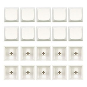 스위치에 1U DIY 없음 설치 인쇄 빈 XDA 1X 기계식 MX 대 한 20Pcs Key, 3) White