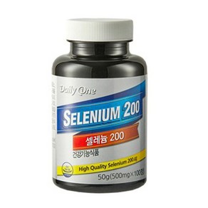 데일리원 셀레늄 200 (500mg x 100정), 1개, 100정