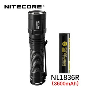 NITECORE MT2C 프로 고출력 컴팩트 전술 손전등 1800 루멘 3600mAh 18650 충전식 배터리 포함, [01] MT2C PRO, 01 MT2C PRO