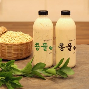 콩물 1000ml x 1개+우뭇콩물 1000ml x 1개 (국산콩사용), 1개, 100ml