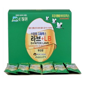 조강식품 신정원 디패톡스 라브 플러스 LB 스틱 60포, 300g, 1박스