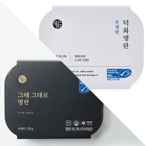 덕화명란 대한민국명장 장석준명란 그때그대로1팩+백명란1팩, 1개, 200g