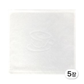 카페행주 30수 면 행주, 5개, 화이트