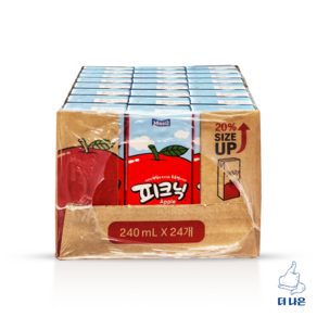 피크닉 사과 240ml, 24개