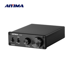 AIYIMA A1001 서브우퍼 앰프 가정용 오디오 AMP 100W 모노 디지털 파워 앰프 스피커 사운드 앰프 업그레이드 TPA3116