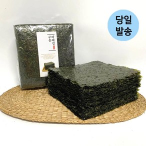 울돌목 무조미 두번 구운 파래김 100매 180g 무조미바삭한김