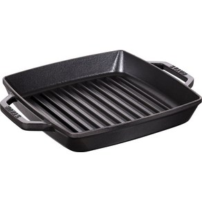 staub 23cm] IH Gill & Fying Pan 40511-728-0 스토우브 [퓨어 그릴 스퀘어 블랙 그릴, 1개