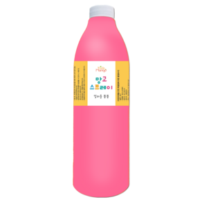 [키즈망고] 망고스프레이 물감 6색, 1000ml, 핑크