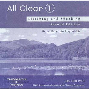 All Clea 1: Listening and Speaking 2/E(CD 2장), All Clea 1: Listening and S.., 편집부(저), THOMSON HEINLE