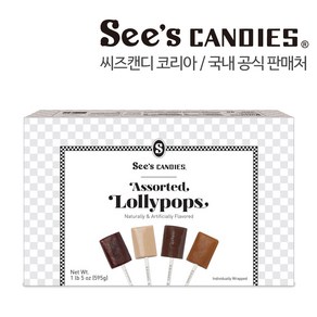 씨즈캔디 롤리팝 어쏘티드 30입, 595g, 1개