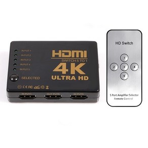 넥스트유 5대1 HDMI 선택기 UHD 4K, 1개