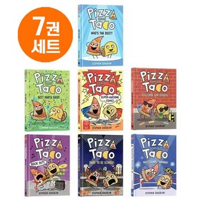 [영스텝북] 국내 피자 앤 타코 그래픽 노블 7권 세트 Pizza and Taco Gaphics Novel 영어원서 하드커버 음원제공