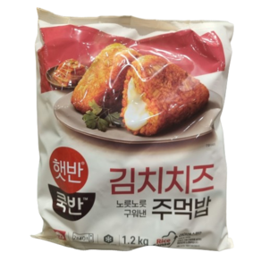 [코스트코] 햇반쿡반 김치치즈 주먹밥 (12개입) 아이스박스포장 냉동식품, 1.2kg, 1개