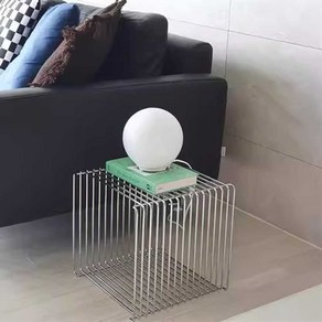 철제 수납장 큐브 모듈 스테인리스 엔틱 서랍장 30x30x30 조립 틈새 북유럽 쇼케이스, 5. 실버 30