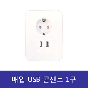 매입 USB 콘센트 매입형 충전기 1구 1개