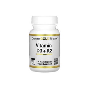 Vitamin D3 + K2 60 Veggie Capsules 775251, 1개