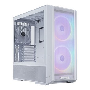 리안리 LANCOOL 216 RGB (White) 하얀색 미들케이스