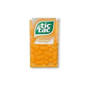 TicTac Tac Tic 사탕 틱택 오렌지 18g, 1개