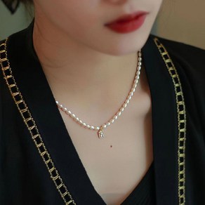 다이나토리 14k 도금 4mm 담수진주 목걸이