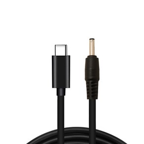 일반적으로 사용되는 USB C/Type-C PD ~ 12V 3.5x1.35mm 노트북 LED 조명 전원 케이블, 1개