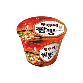 농심 오징어짬뽕 컵 115g, 16개