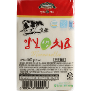 임실 생치즈 블록 1kg 피자용 치즈, 1개