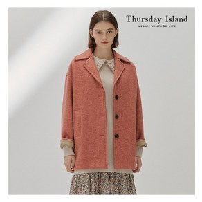 Thusday Island 3버튼 코쿤핏 코트T218MCT235W 651985