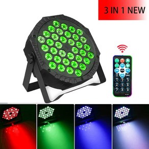 36 LED 풀 컬러 조명 RGBW DMX 512 파티 크리스마스 클럽 웨딩 조명, EU 플러그_2