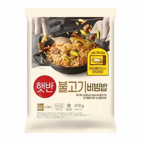 CJ 햇반 불고기 비빔밥 410g, 1개