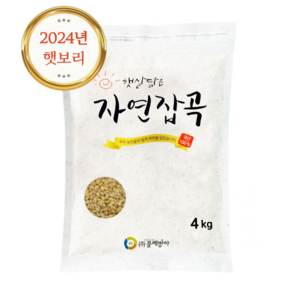 국산 찰보리쌀 4kg