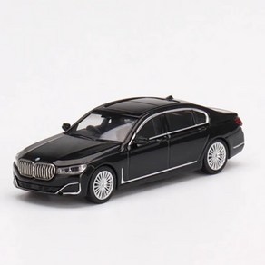 1:64 BMW 7시리즈 750Li 다이캐스트 자동차 모형, 블랙, 1개