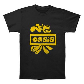 ROCKPANDA Oasis Dawn Logo Black 반팔티