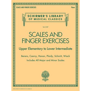 Scales And Finge Execises 클래식 피아노 스케일 핑거링 교본 모음 Schime 셔머